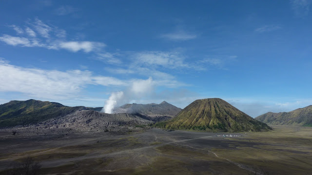 Gunung Bromo and the surrounding crater