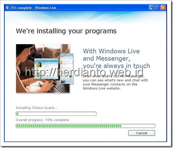 reda--installing windows live