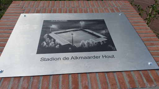 Plaquette Old Stadium Alkmaarder Hout