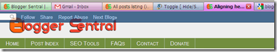 navbar appears on hover