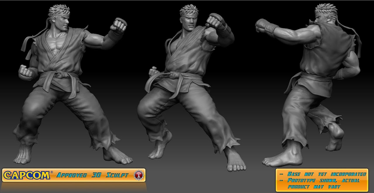 Street Fighter Ryu 10th Anniversary Celebration Statue