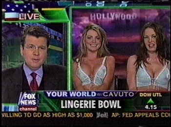 FOX host interviews lingerie models