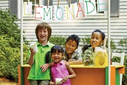 Kids' lemonade stand