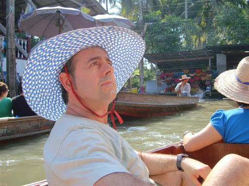 Mi padre en el floating market