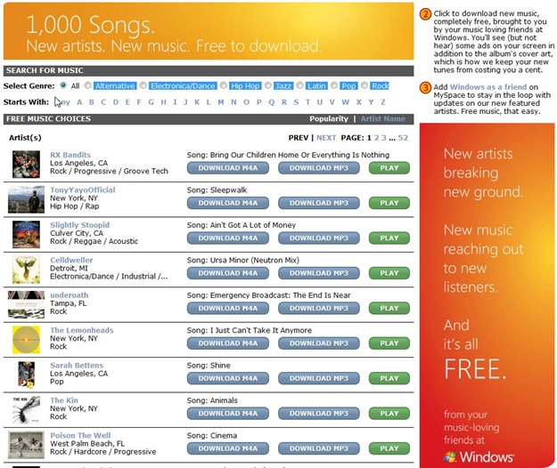 Free music