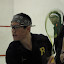 Andres lines up a backhand