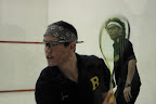 Andres lines up a backhand
