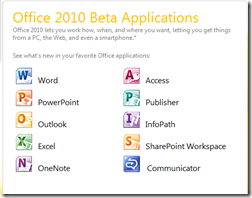E' disponibile il download gratis di Office Professional Plus 2010 Beta. |  IdpCeIn