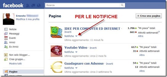 pagine fan facebook