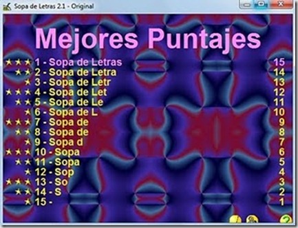 SOPA DE LETRAS
