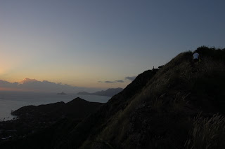 morning bike up the ridge for sunrise