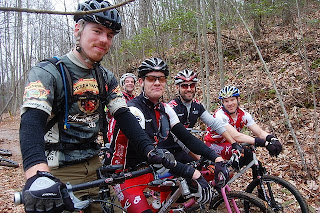 The singlespeed wackos, Jason, Brian, Shane, Tim