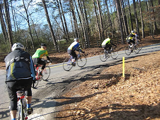 rained at Rich mtn, so we did a road ride