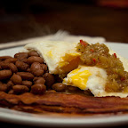 Eggs with Homemade Salsa Verde & Pot Beans