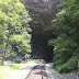 The railroad through the Natural Tunnel