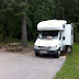 Our campsite at Indiana Dunes State Park