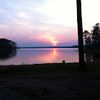 The sun set on day two