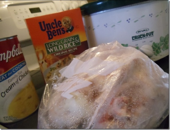Chicken and Wild Rice Casserole with Frozen Chicken