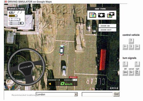 driver on google maps 