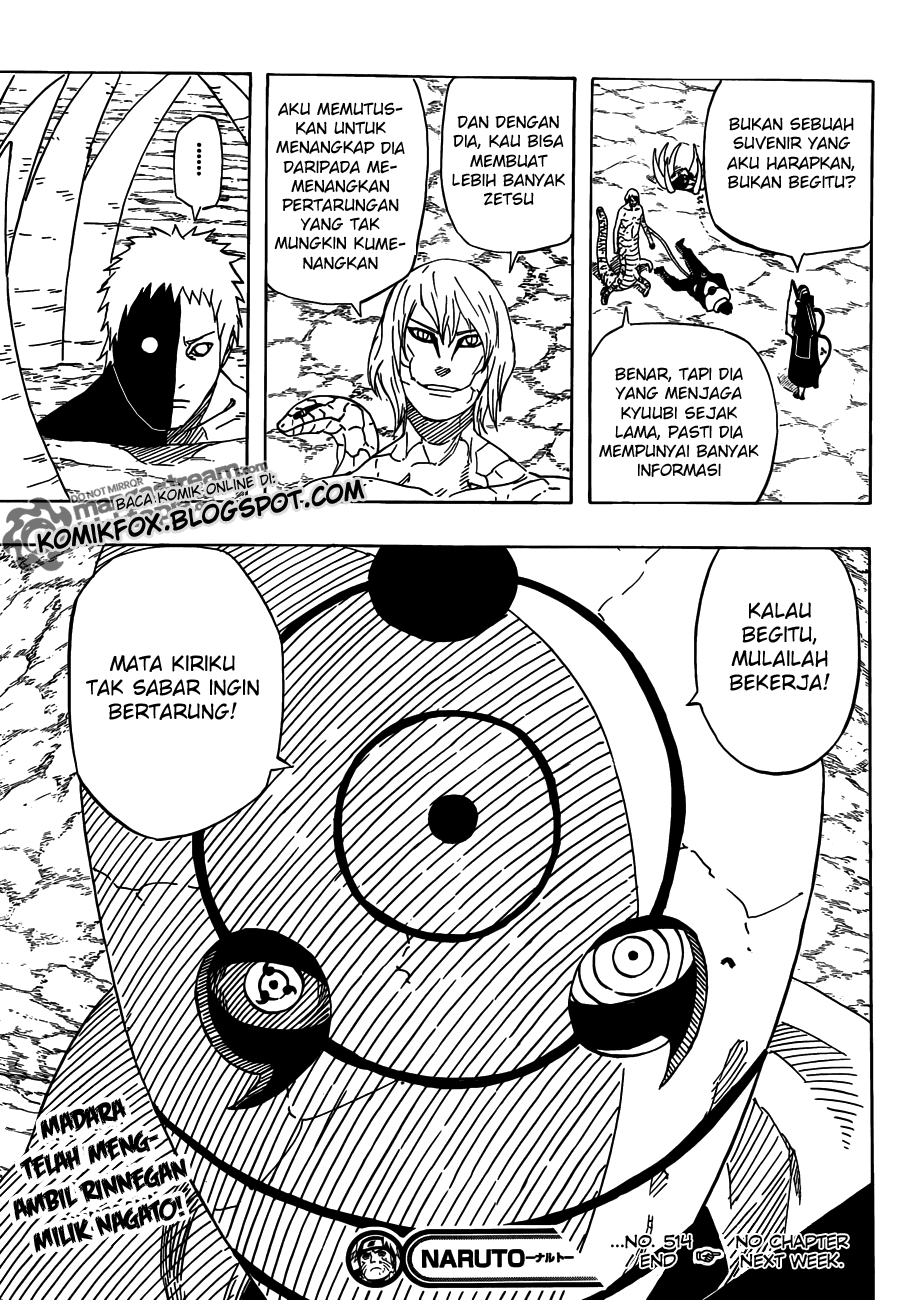 Baca Manga, Baca Komik, Naruto Chapter 514, Naruto 514 Bahasa Indonesia, Naruto 514 Online