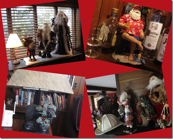 Den santa collage