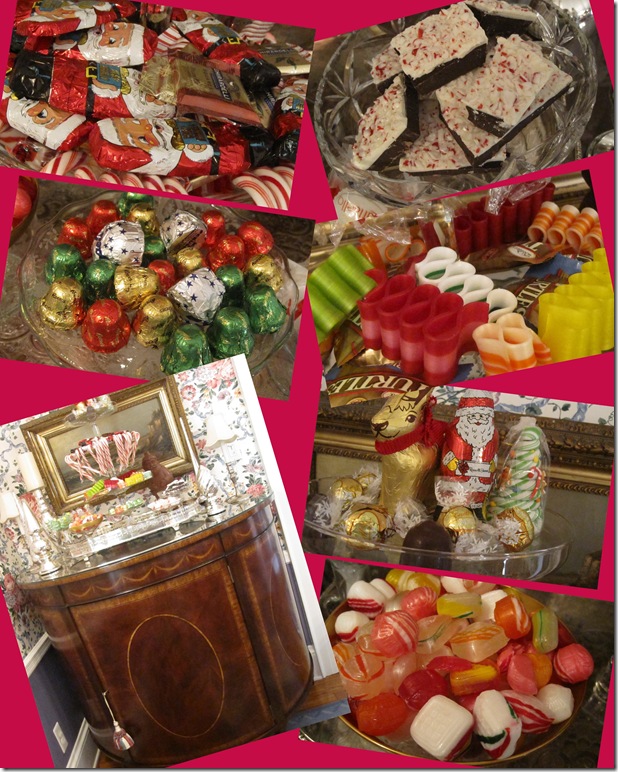 Christmas Candy Collage