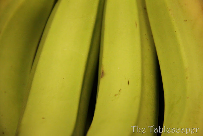 close up bananas