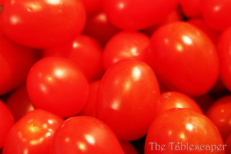 close up tomatoes