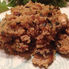 Caramelized Leek, Fennel and Mushroom Quinoa