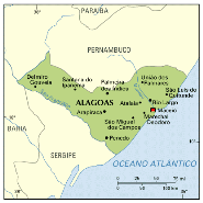 Mapa do Alagoas