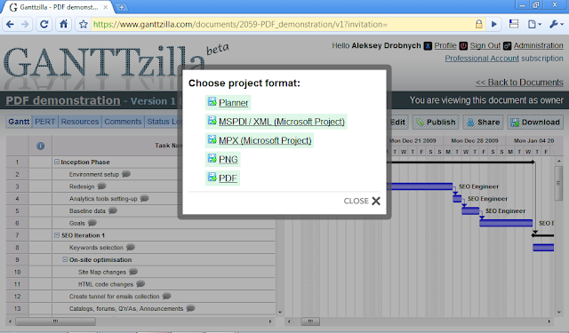 MPP to PDF converter