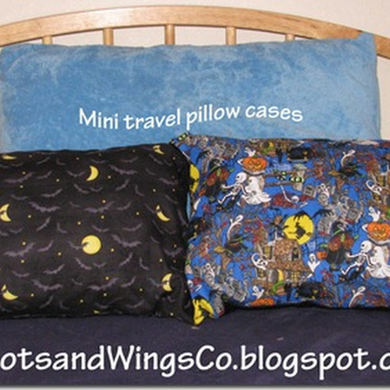 Rootsandwingsco Travel Pillows Pillowcase Tutorial
