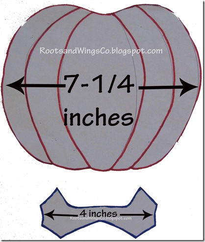 pumpkin and stem templates