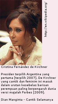 Cristina Fernández de Kirchner - Presiden Argentina - Cantik Selamanya