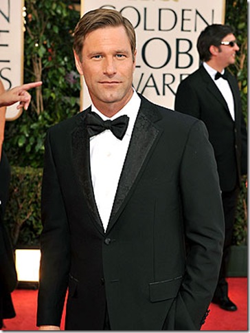 Aaron Eckhart at the 66th Annual Golden Globe Awards