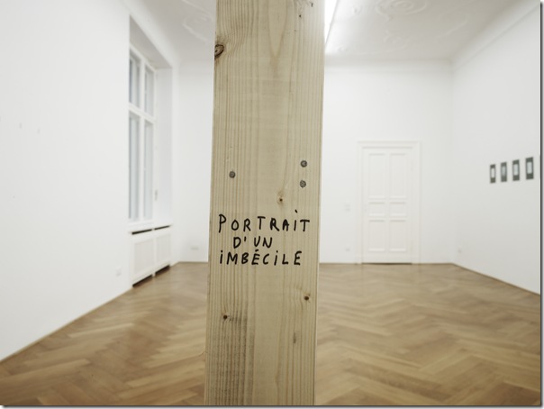 Henrik Olesen. Portrait d’un imbécile. 2008. felt pen on wood. 385 x 9.5 x 5. 5 cm. Courtesy Galerie Daniel Buchholz, Cologne Berlin Henrik Olesen. Portrait d’un imbécile. 2008. felt pen on wood. 385 x 9.5 x 5. 5 cm. Courtesy Galerie Daniel Buchholz, Cologne Berlin