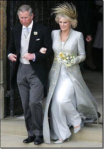 Princess Camilla and Prince Charles gown by Ana Valentine