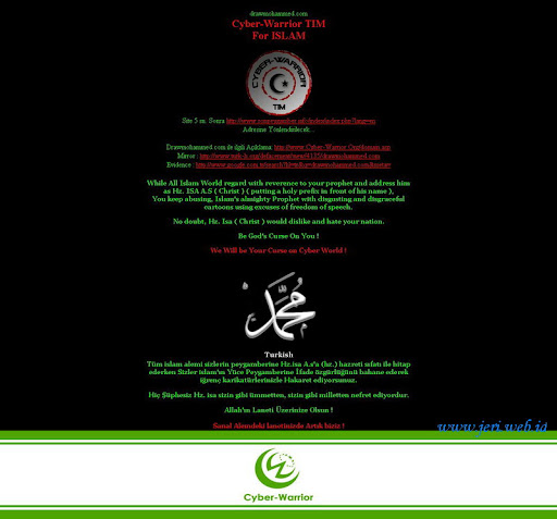 Situs lomba gambar Nabi Muhammad di Hack