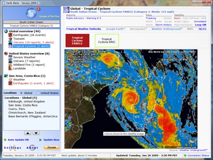 Earth Alerts 2009.1.8 
