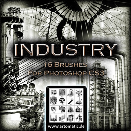 Pinceles industriales para Photoshop