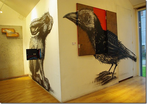 ROA-solo show Paris-Galerie Itinerrance7