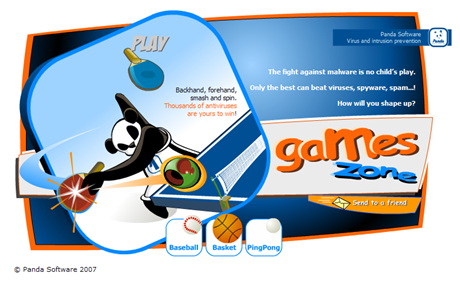 panda security game zone