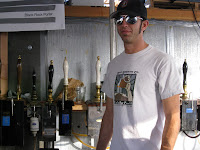 Pizza Port Solana Beach's Greg doing a 70's porn star imitation