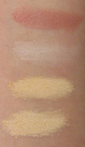 Haf Mineral makeup swatches