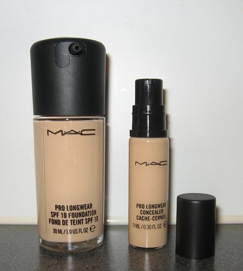 Mac Pro Longwear foundation concealer review