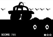 black white car