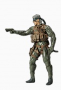 boneco miniatura action figure snake metal gear solid