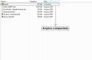 compactar e descompactar arquivos