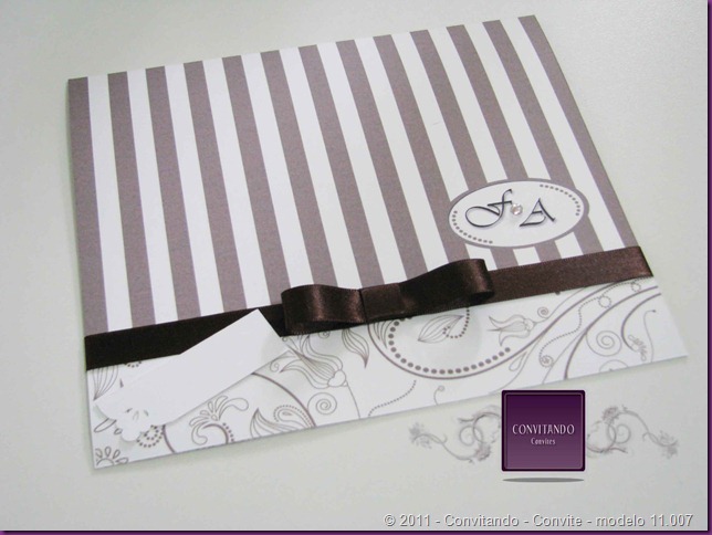 Convite de Casamento - 11.007