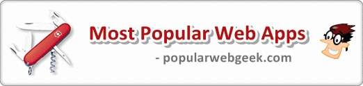 Most Popular Web Applications : Online Web Tools